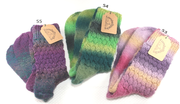 Bunte und Uni-Socken Grösse 37 Nr. 53-54-55